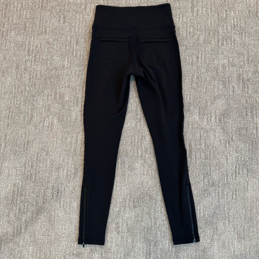 Athleta Black Delancey Moto Tights - Picture 5 of 8